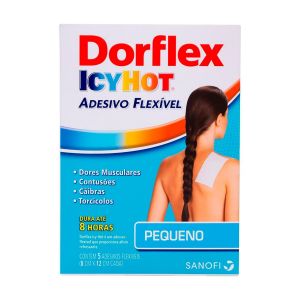 DORFLEX ICY HOT ADESIVO FLEXÍVEL PEQUENO COM 5 UNIDADES