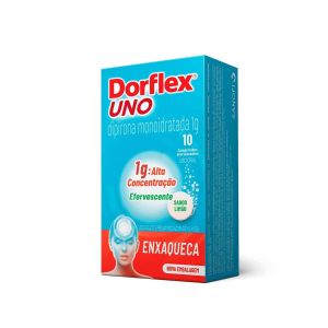 DORFLEX UNO 1G COM 10 COMPRIMIDOS EFERVESCENTES 