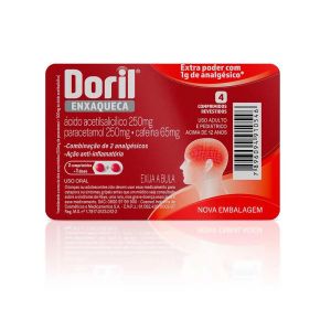 DORIL ENXAQUECA 4CPR 