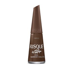 ESMALTE RISQUÉ +IZA ESSE MARROM É MEU 8ML