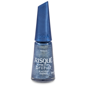 ESMALTE GLITTER RISQUÉ LIVRE PARA BRILHAR 8ML – JÁ ACORDO DIVANDO