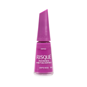ESMALTE RISQUÉ CREMOSO NOSSO METAVERSO CRIPTO ROSA 8ML