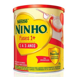 FÓRMULA INFANTIL NINHO FASES 1+ NESTLÉ 1 A 3 ANOS 800G