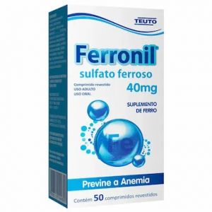 FERRONIL 40MG COM 50 COMPRIMIDOS TEUTO 