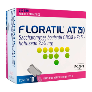 PROBIÓTICO FLORATIL AT 250MG 10 ENVELOPES DE 1,25MG