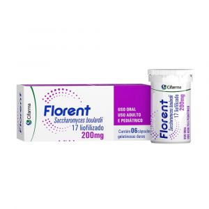 FLORENT PROBIOTICO 200MG COM 6 CAPSULAS