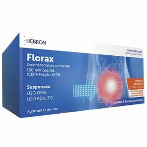 FLORAX PROBIOTICO COM 5 FLACONETES DE 5ML