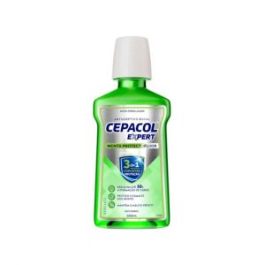 ENXAGUANTE BUCAL EXPERT MENTA PROTECT + FLÚOR CEPACOL 250ML
