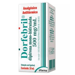 DORFEBRIL 500MG/ML COM 10ML SOLUÇÃO ORAL