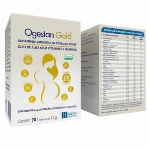 OGESTAN GOLD SUPLEMENTO ALIMENTAR 1,2G COM 90 CÁPSULAS BESINS HEALTHCARE 