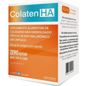 SUPLEMENTO ALIMENTAR COLATEN HA COLAGENO NAO HIDROLISADO TIPO II COM 60 COMPRIMIDOS