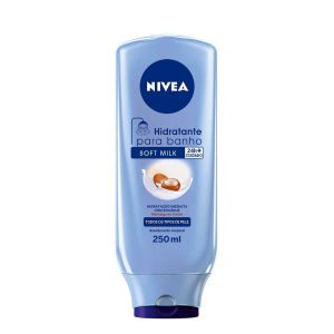HIDRATANTE DESODORANTE PARA BANHO NIVEA SOFT MILK MANTEIGA DE KARITÉ COM 250ML