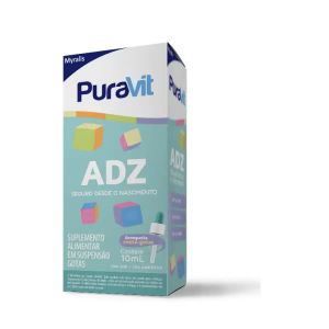 PURAVIT A D Z SUPLEMENTO ALIMENTAR 10ML SOLUÇÃO EM GOTAS 