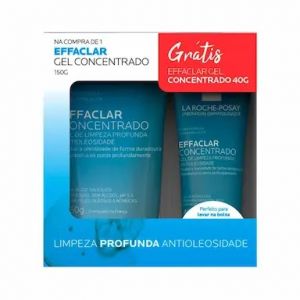 KIT GEL DE LIMPEZA FACIAL EFFACLAR LA ROCHE-POSAY 150GEL+40G