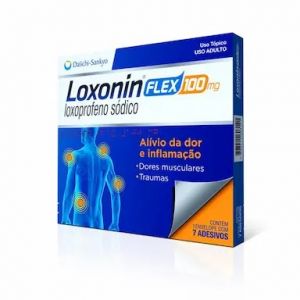 LOXONIN FLEX 100mg com 7 ADESIVOS