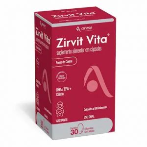 ZIRVIT VITA POLIVITAMÍCIO PARA GESTANTES COM 30 CÁPSULAS - ARESE PHARMA