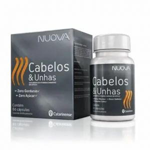 NUOVA CABELOS E UNHAS 60 CAPSULAS CATARINENSE