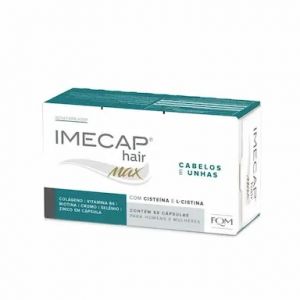 IMECAP HAIR MAX CABELOS E UNHAS 60 CAPSULAS