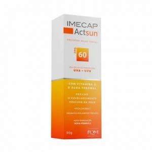 PROTETOE SOLAR FACIAL FPS 60 IMECAP ACTSUN SEM COR 50G