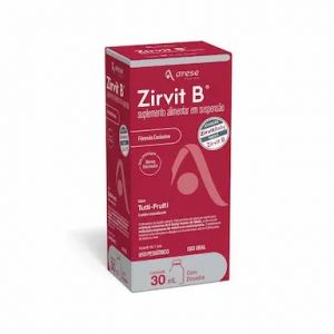 ZIRVIT POLIVITAMÍCIO BABY TUTTI-FRUTTI INFANTIL COM 30ML - ARESE PHARMA