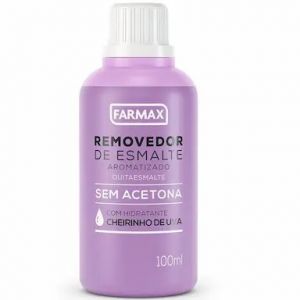 REMOVEDOR DE ESMLTE SEM  ACETONA UVA FARMAX 100ML