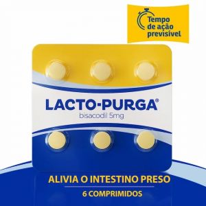 LACTO PURGA 5MG COM 6 COMPRIMIDOS