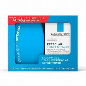 KIT SABONETE FACIAL  EFFACLAR CONCENTRADO 70G+SABONETEIRA 70G