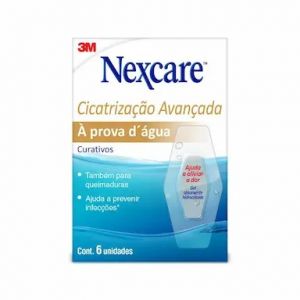 CURATIVO 3M NEXCARE CICATRIZACAO AVANCADA COM 6 UNIDADES