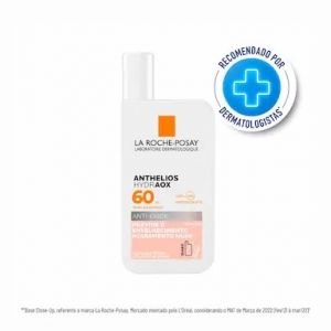 PROTETOR SOLAR FACIAL CREME ANTIRRUGAS FPS 60 ANTHELIOS COM COR  50G LA ROCHE-POSAY