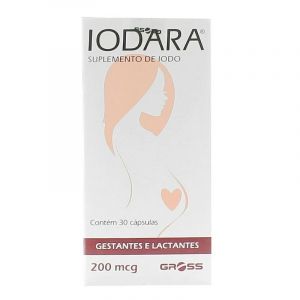 IODARA SUPLEMENTO DE IODO 200MCG COM 30 COMPRIMIDOS