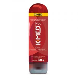 GEL LUBRIFICANTE ÍNTIMO K-MED HOT COM 50G