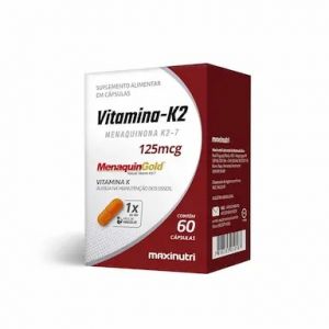 VITAMINA K2 125MCG COM 60 CÁPSULAS MAXINUTRI 