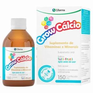 POLIVITAMINICO GROW CALCIO TUTTI-FRUTTI INFANTIL 150ML + SERINGA DOSADORA