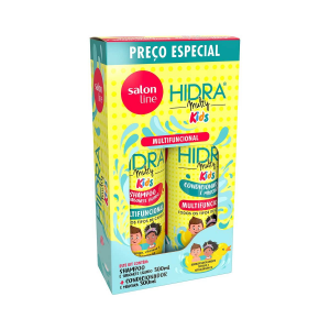 KIT SALON LINE HIDRA MULTY KIDS SHAMPOO + CONDICIONADOR COM 300ML CADA