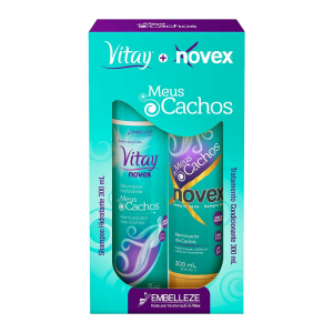 KIT SHAMPOO+CONDICIONADOR NOVEX MEUS CACHOS COM 300ML