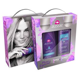 KIT AUSSIE 3 MINUTE MIRACLE MOIST SHAMPOO 180ML + CREME DE TRATAMENTO 236ML