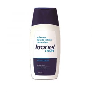 SABONETE LIQUIDO INTIMO MASCULINO KRONELl MAN NATURAL COM 250ML