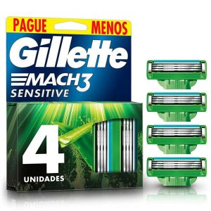 CARGA PARA APARELHO DE BARBEAR GILLETTE MACH3 SENSITIVE L4/P3 