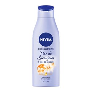 LOÇÃO DEO-HIDRATANTE NIVEA ÓLEOS ESSENCIAIS FLOR DE LARANJEIRA COM 200ML