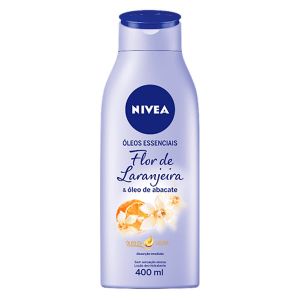 LOÇÃO DEO-HIDRATANTE NIVEA ÓLEOS ESSENCIAIS FLOR DE LARANJEIRA COM 400ML