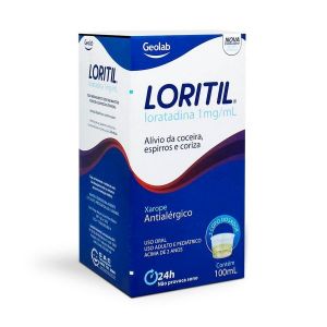 LORITIL 1MG/ML XAROPE 100ML GEOLAB - LORATADINA