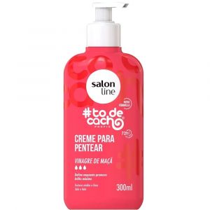 CREME PARA PENTEAR SALON LINE #TODECACHO VINAGRE DE MAÇÃ 300ML