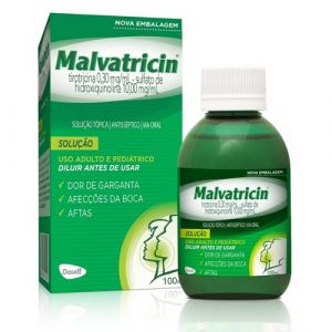 SOLUÇÃO TÓPICA MALVATRICIN 100ML