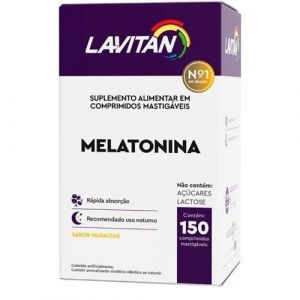 LAVITAN MELATONINA 150CPR SABOR MARACUJÁ 1UNI