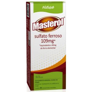 FERRO MASFEROL 109MG COM 40 COMPRIMIDOS