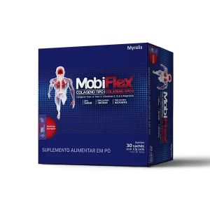 MOBIFLEX COLÁGENO SUPLEMENTO ALIMENTAR EM PÓ COM 30 SACHÊS DE 12 GRAMAS CADA