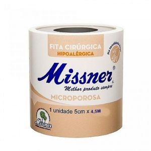 FITA MICROPOROSA MISSNER BEGE 5,0CM X 4,5M