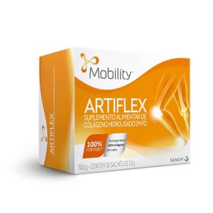 COLÁGENO HIDROLISADO EM PÓ MOBILITY ARTIFLEX COM 30 SACHÊS DE 10G