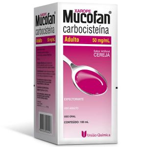 MUCOFAN ADULTO 50MG/ML XAROPE SABOR CEREJA COM 100ML