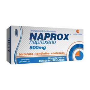 NAPROX 500MG COM 10 COMPRIMIDOS